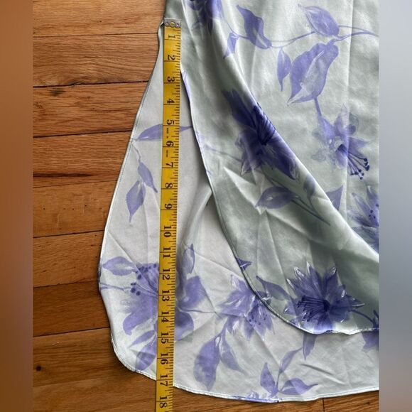 California Dynasty Vintage 2XL Gown mint & periwinkle - Picture 7 of 11